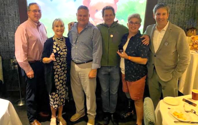 Prosthetics Pin Recipients_Chris Fairman, Debbie Plescia, Kevin Hill, Jon Batzdorff, Amy Yates, Jon Naft